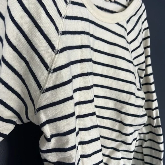 Striped Madewell top. Very thick material. Non-smoking home. - Picture 3 of 4